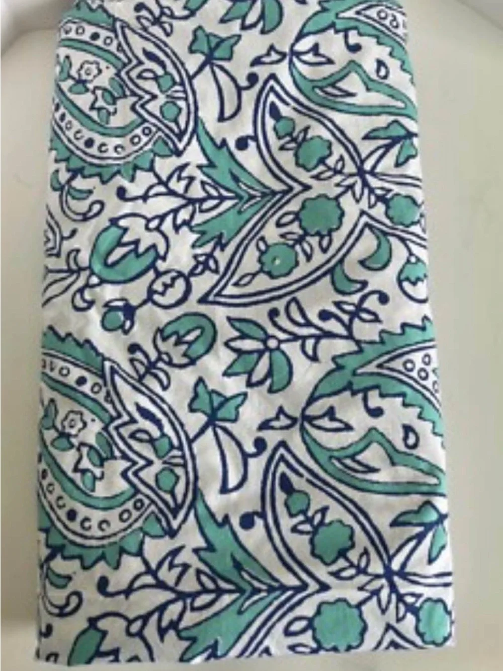 Pottery Barn Teen- Teal Paisley Cotton Duvet Cover Set